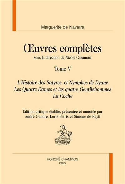Oeuvres complètes. Vol. 5