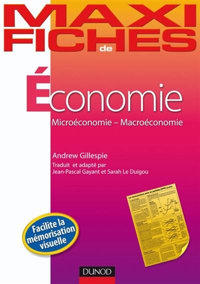 Economie : microéconomie-macroéconomie