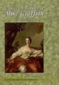 L'univers salonnier de Mme Geoffrin : 1741-1777