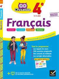 Français 4e, 13-14 ans : nouveau programme