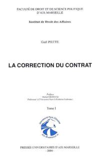 La correction du contrat
