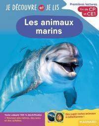 Les animaux marins : premières lectures, fin de CP et CE1