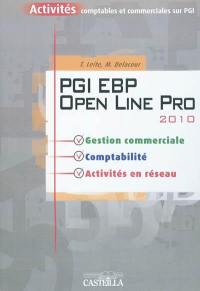 PGI EBP Open Line pro 2010 : activités comptables et commerciales sur PGI