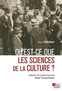 Qu'est-ce que les sciences de la culture ?