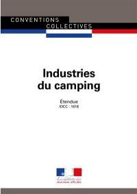 Industries du camping : étendue : IDCC 1618
