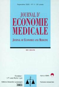 Journal d'économie médicale : évaluation des pratiques et des organisations de santé, n° 5 (2002)