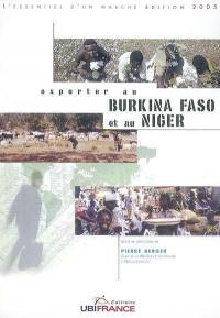 Exporter au Burkina Faso et au Niger