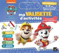 Ma valisette d'activités maternelle Pat' Patrouille : MS et GS, 4-5 ans