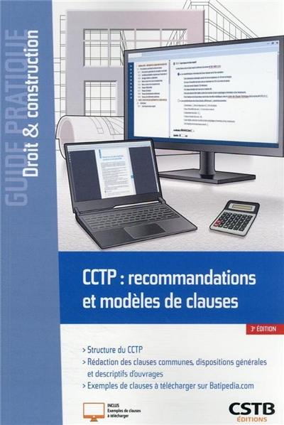 CCTP : recommandations et modèles de clauses