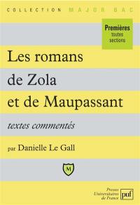 Romans de Maupassant et de Zola : textes commentés