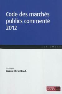 Code des marchés publics commenté 2012