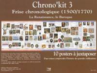 Chrono'kit 3 : frise chronologique (1500-1770) : la Renaissance, le baroque