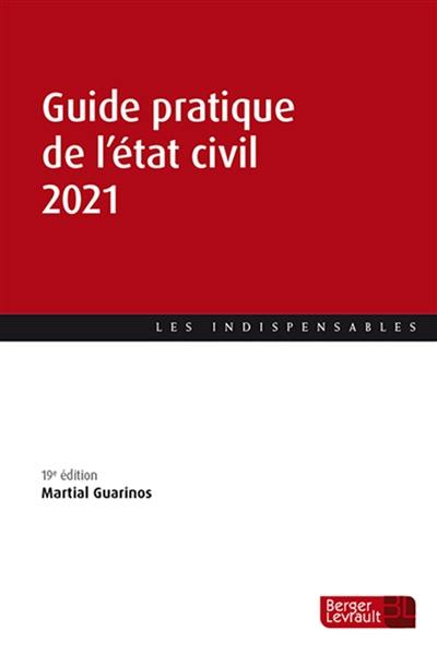Guide pratique de l'état civil 2021