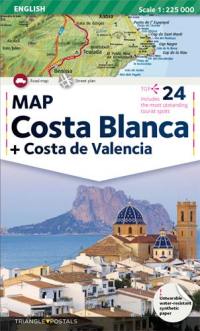 Costa Blanca, Costa de Valencia : map