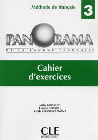 Panorama de la langue française, niveau 3 : cahier d'exercices
