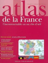 Atlas de la France : l'incontournable en un clin d'oeil
