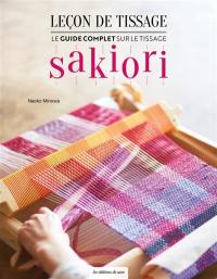 Leçon de tissage : sakiori : récup de tissu