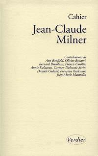 Cahier Jean-Claude Milner