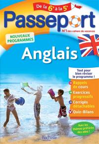 Passeport anglais, de la 6e à la 5e : nouveaux programmes