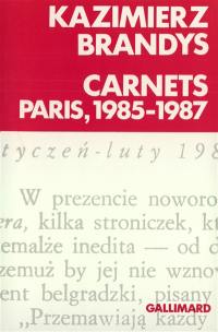 Carnets : Paris, 1985-1987