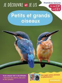 Petits et grands oiseaux : premières lectures, fin de CP et CE1