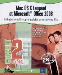 Mac OS X Leopard et Microsoft Office 2008 : coffret de deux livres pour exploiter au mieux votre Mac