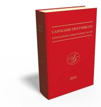 L'annuaire des familles 2019 : généalogies  Nord-Pas de Calais