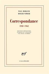 Correspondance : 1950-1962