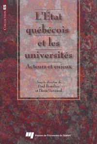 L'État québécois et les universités : acteurs et enjeux