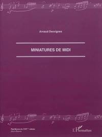 Miniatures de midi : pour piano : 2010