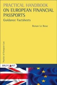 Practical handbook on European financial passports : guidance factsheets
