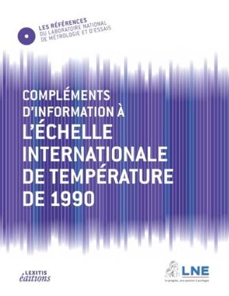 Complément d'information à l'échelle internationale de température de 1990
