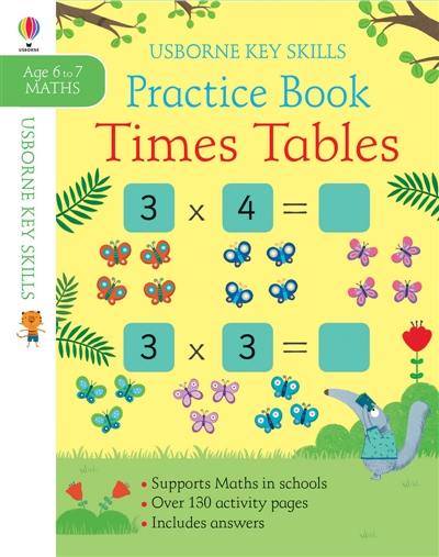 Times Tables Practice Book : Age 6 to 7 Maths