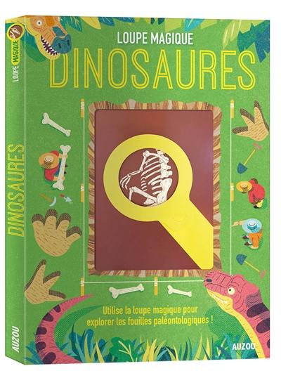 Dinosaures : utilise la loupe magique pour explorer les fouilles paléontologiques !