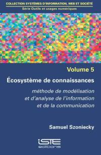 Ecosystème de connaissances : méthode de modélisation et d'analyse de l'information et de la communication