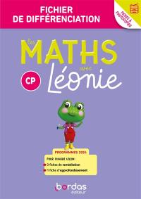 Les maths avec Léonie, CP, cycle 2 : fichier de différenciation : 2024