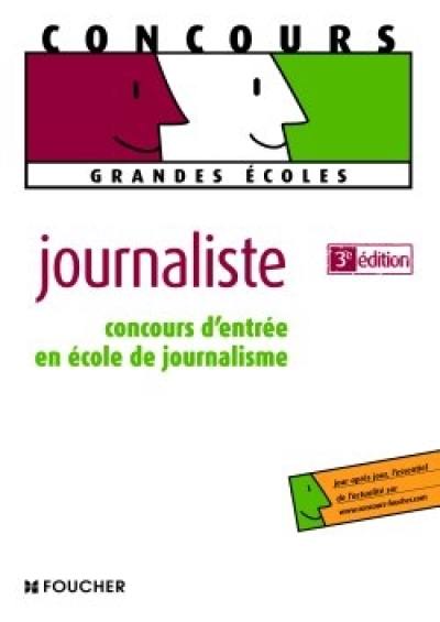 Journaliste : concours d'entrée en école de journalisme