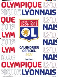 Calendrier mural Olympique Lyonnais 2024