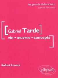 Gabriel Tarde : vie, œuvres, concepts