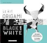 Le kit origami black and white