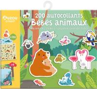 200 autocollants bébés animaux. Baby animals stickers. Pegatinas animales bebés