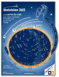 Stelvision 365 : une carte du ciel pour repérer facilement les étoiles, tous les jours de l'année