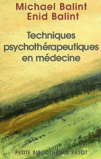 Techniques psychothérapeutiques en médecine