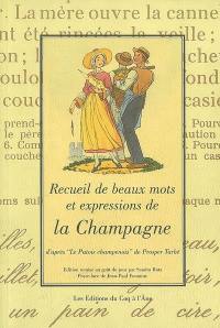 Recueil de beaux mots et expressions de la Champagne : d'après Le patois champenois de Prosper Tarbé