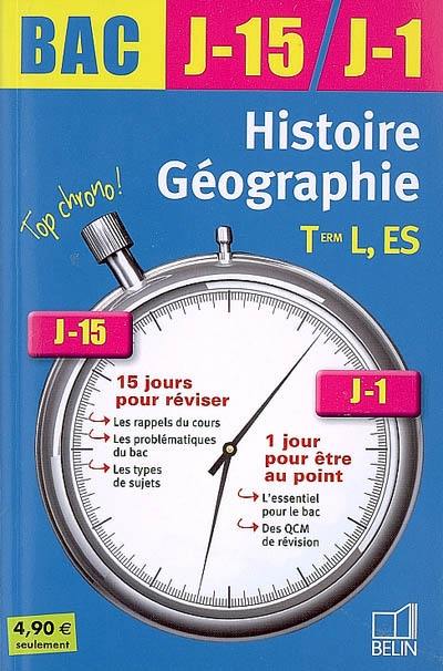 Histoire-géographie terminale L, ES