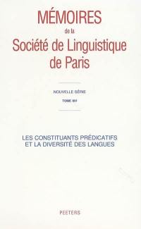 Les constituants prédicatifs et la diversité des langues