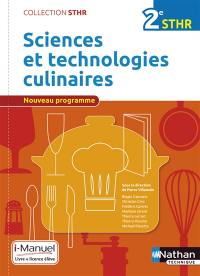 Sciences et technologies culinaires, 2e STHR : nouveau programme