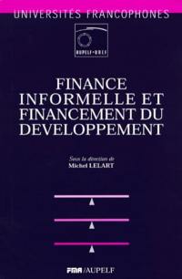 Finance informelle et financement du développement