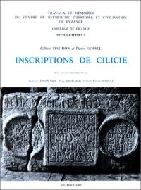 Inscriptions de Cilicie