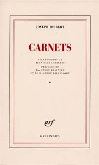 Carnets. Vol. 1